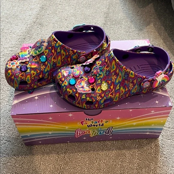 CROCS women’s 9 Lisa Frank - Picture 2 of 6